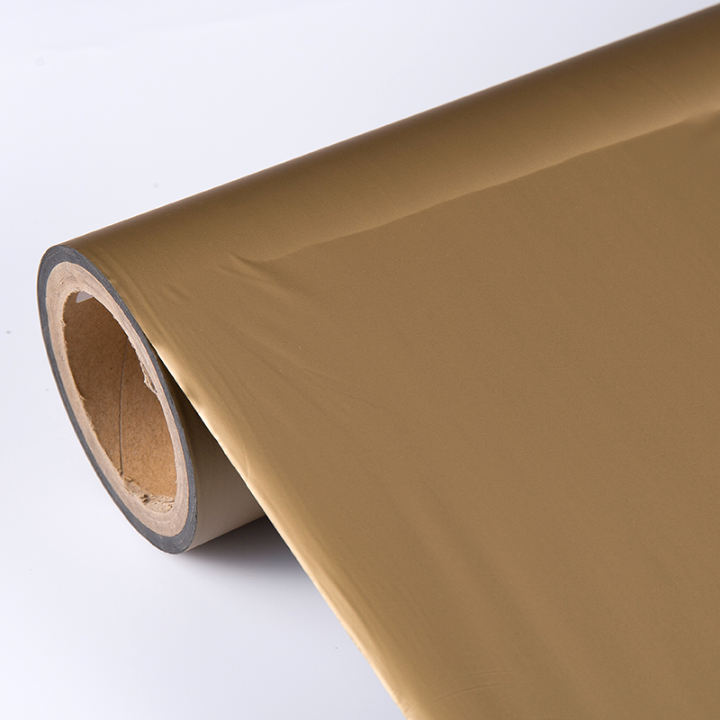 Low Breatable 2 Layer 100 ٪ Lackout TPU Film for Curtain Dark Brown + Black Film Film