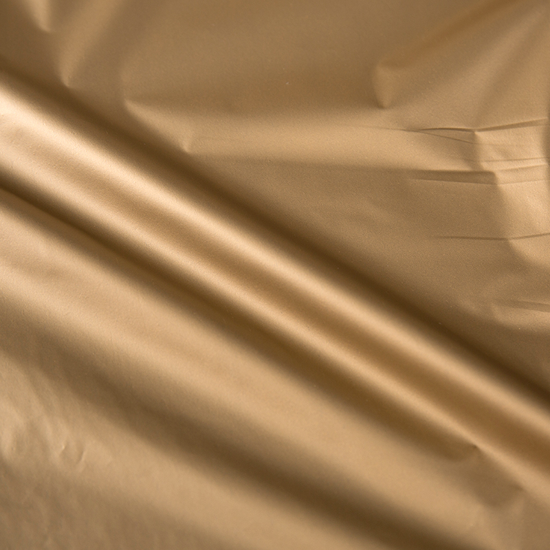 Low Breatable 2 Layer 100 ٪ Lackout TPU Film for Curtain Dark Brown + Black Film Film